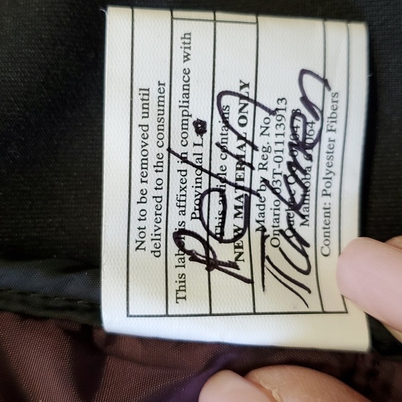 GUESS. DARK PURPLE/BLACK PUFFER Jacket. small P. Zipper closure, Zipper … - Picture 12 of 17